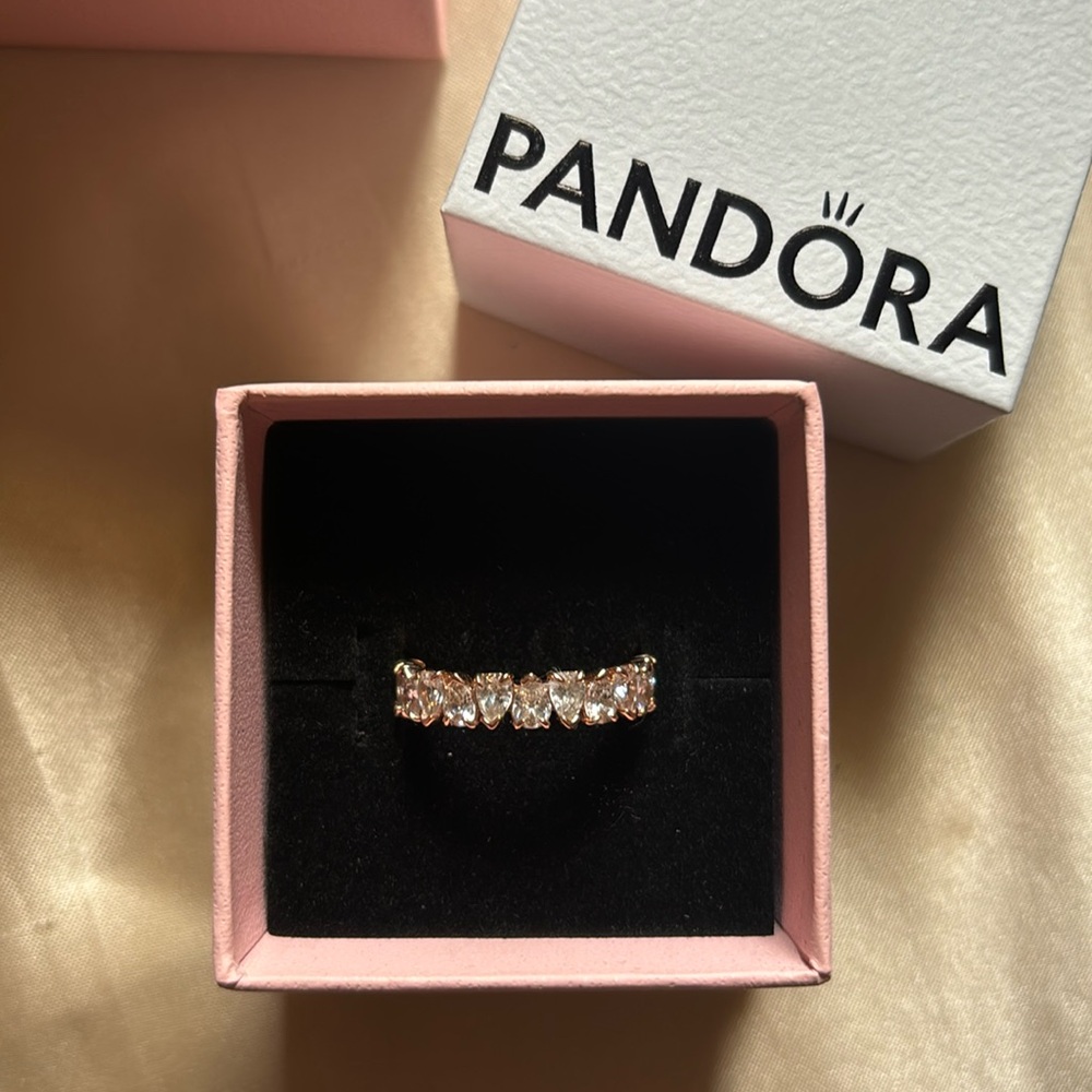 Pandora Rose Gold Teardrop Ring